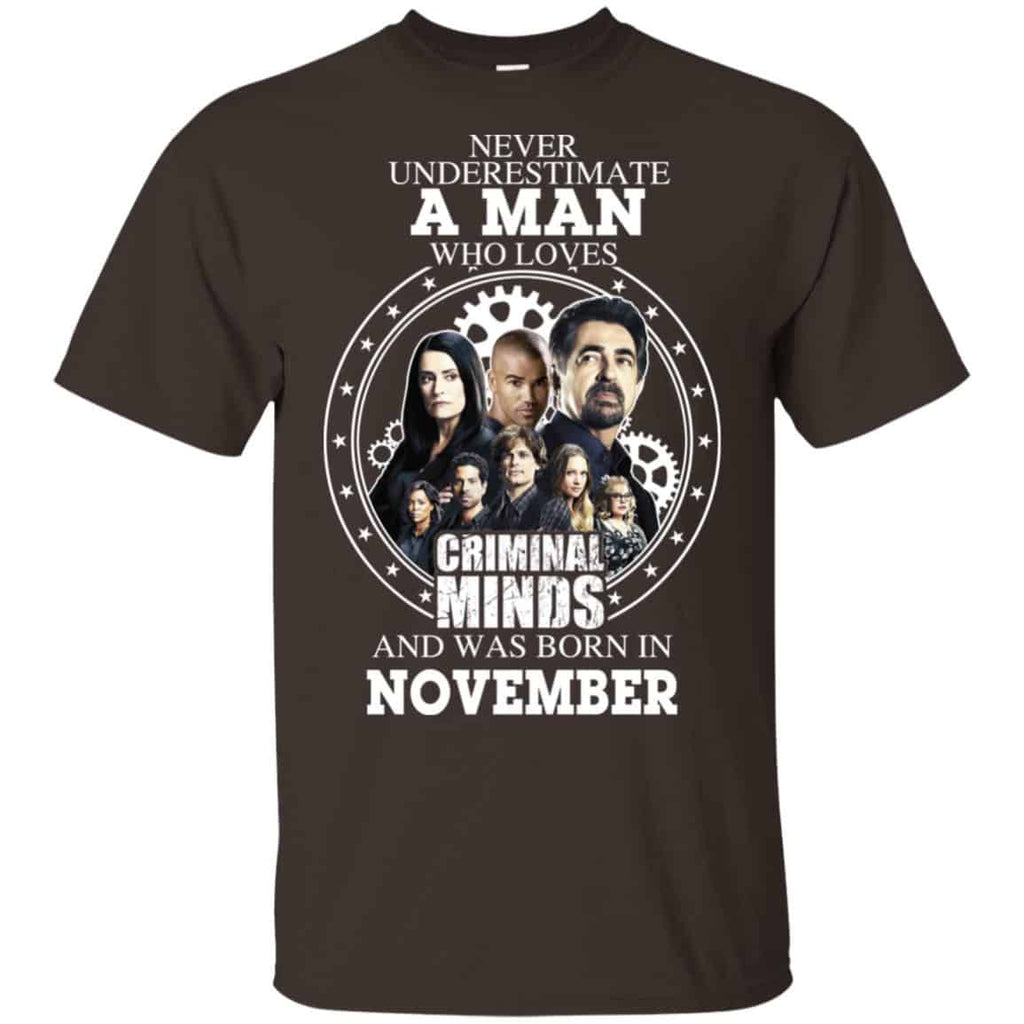 A Man Who Loves Criminal Minds And Was Born In November s, , Tank Unisex