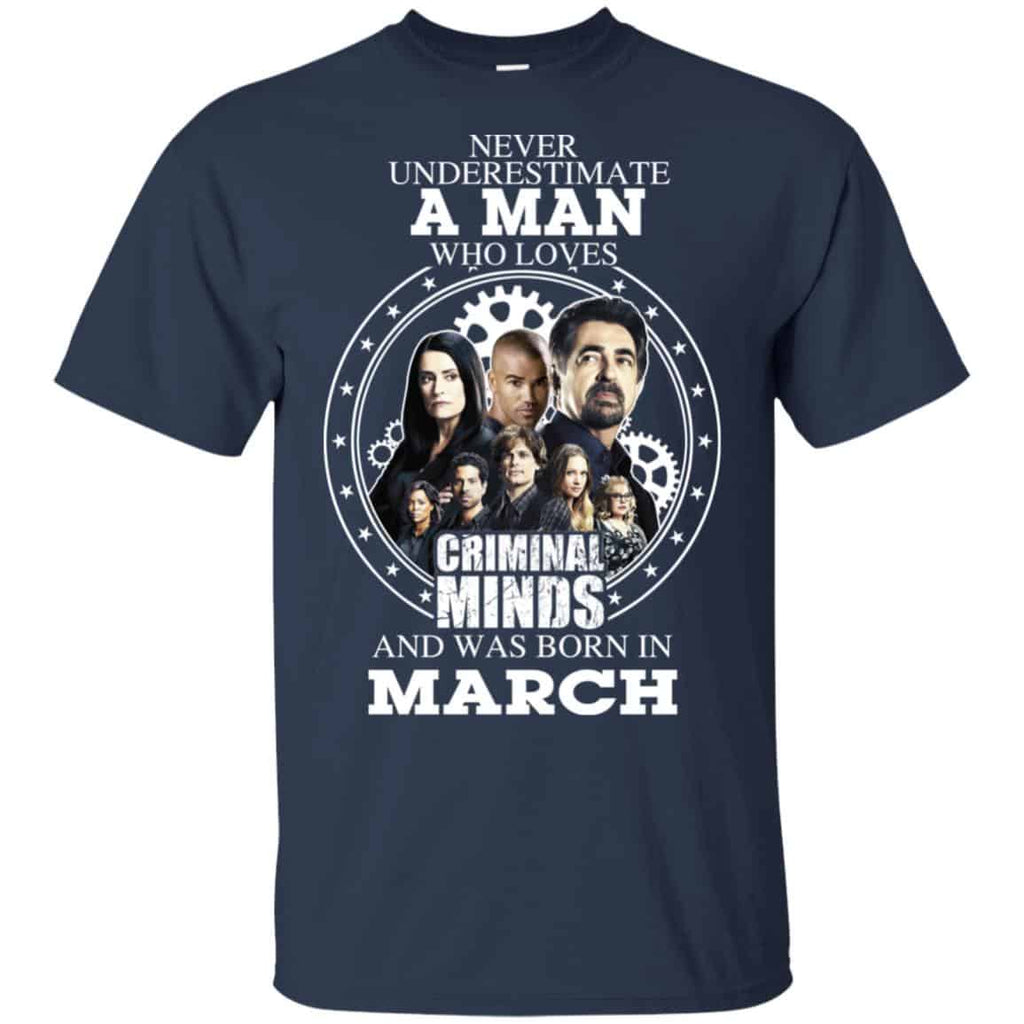 A Man Who Loves Criminal Minds And Was Born In March s, , Tank Unisex