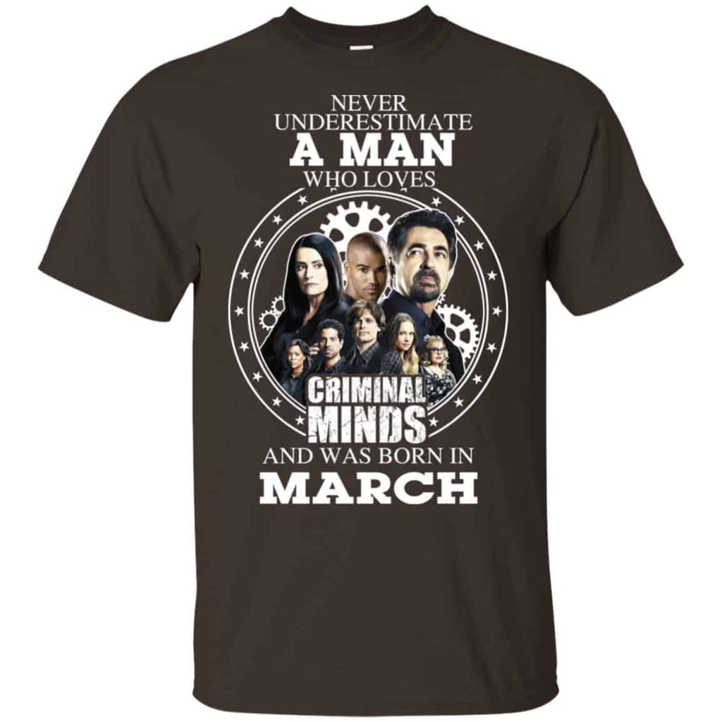 A Man Who Loves Criminal Minds And Was Born In March s, , Tank Unisex