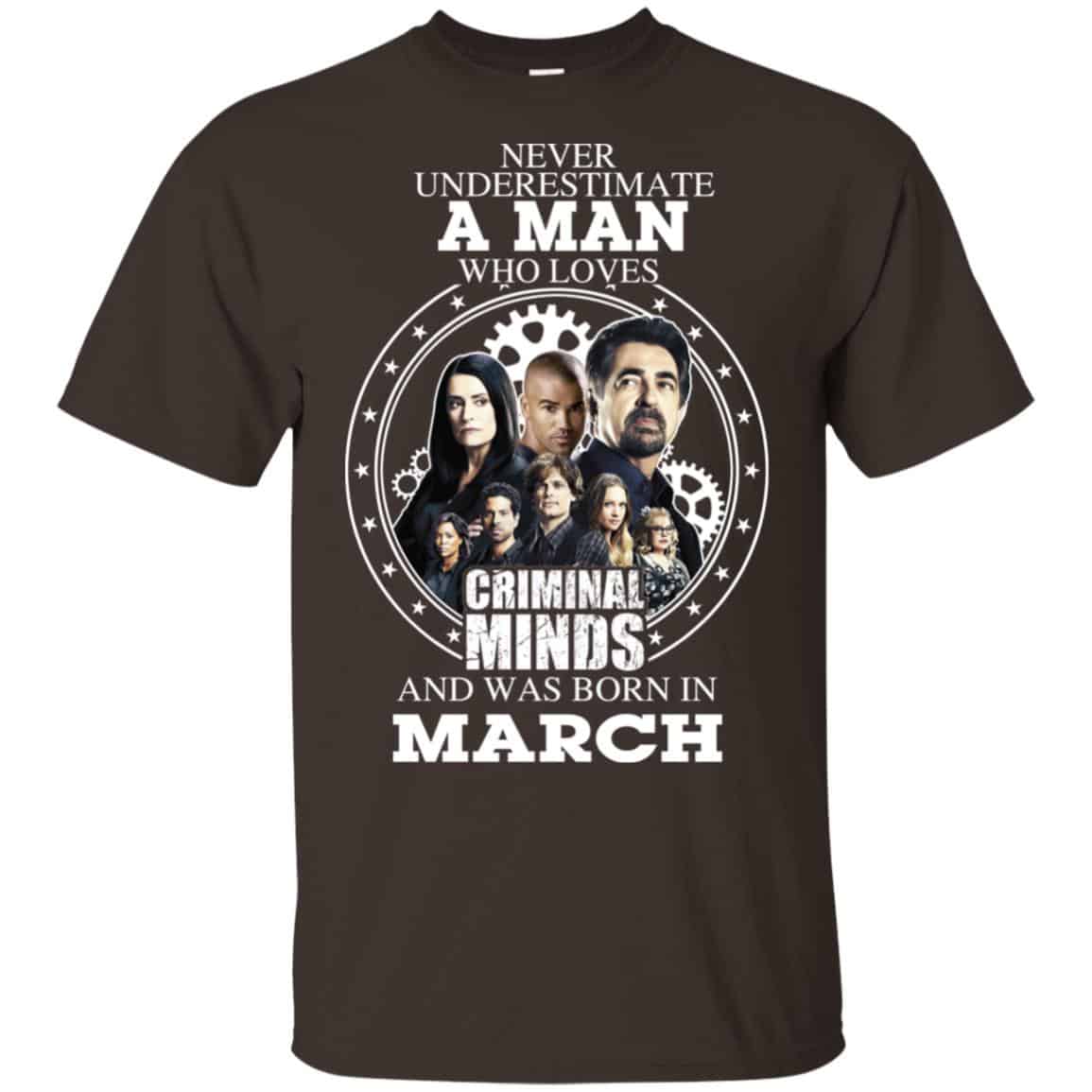 A Man Who Loves Criminal Minds And Was Born In March s, , Tank Unisex