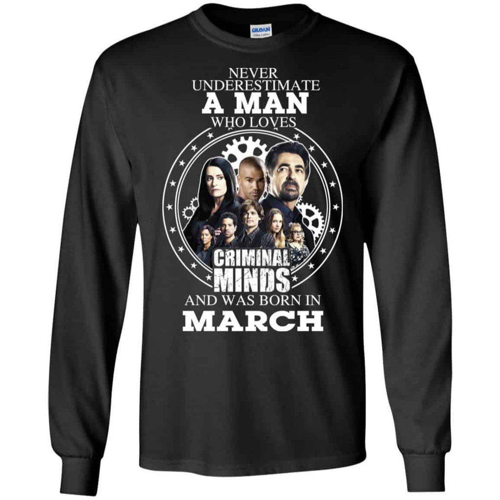 A Man Who Loves Criminal Minds And Was Born In March s, , Tank Unisex