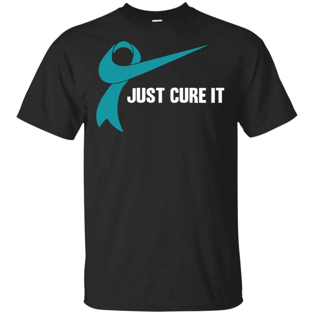 Just Cure It Teal Awareness Ribbon s, , Tank Unisex
