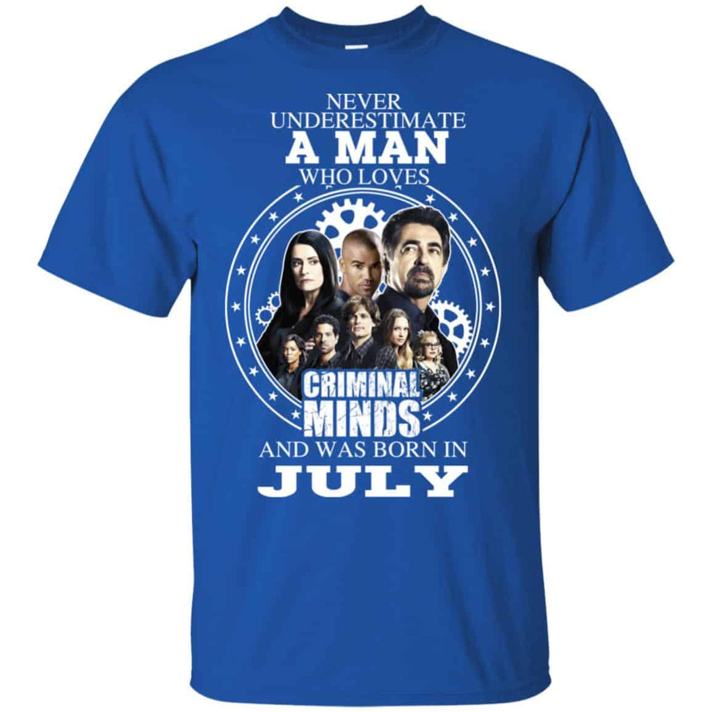 A Man Who Loves Criminal Minds And Was Born In July s, , Tank Unisex