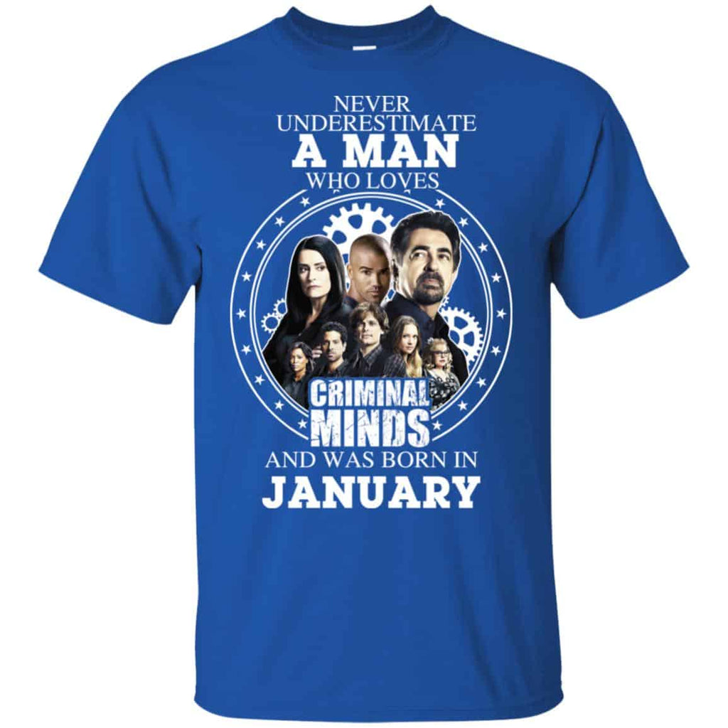 A Man Who Loves Criminal Minds And Was Born In January s, , Tank Unisex