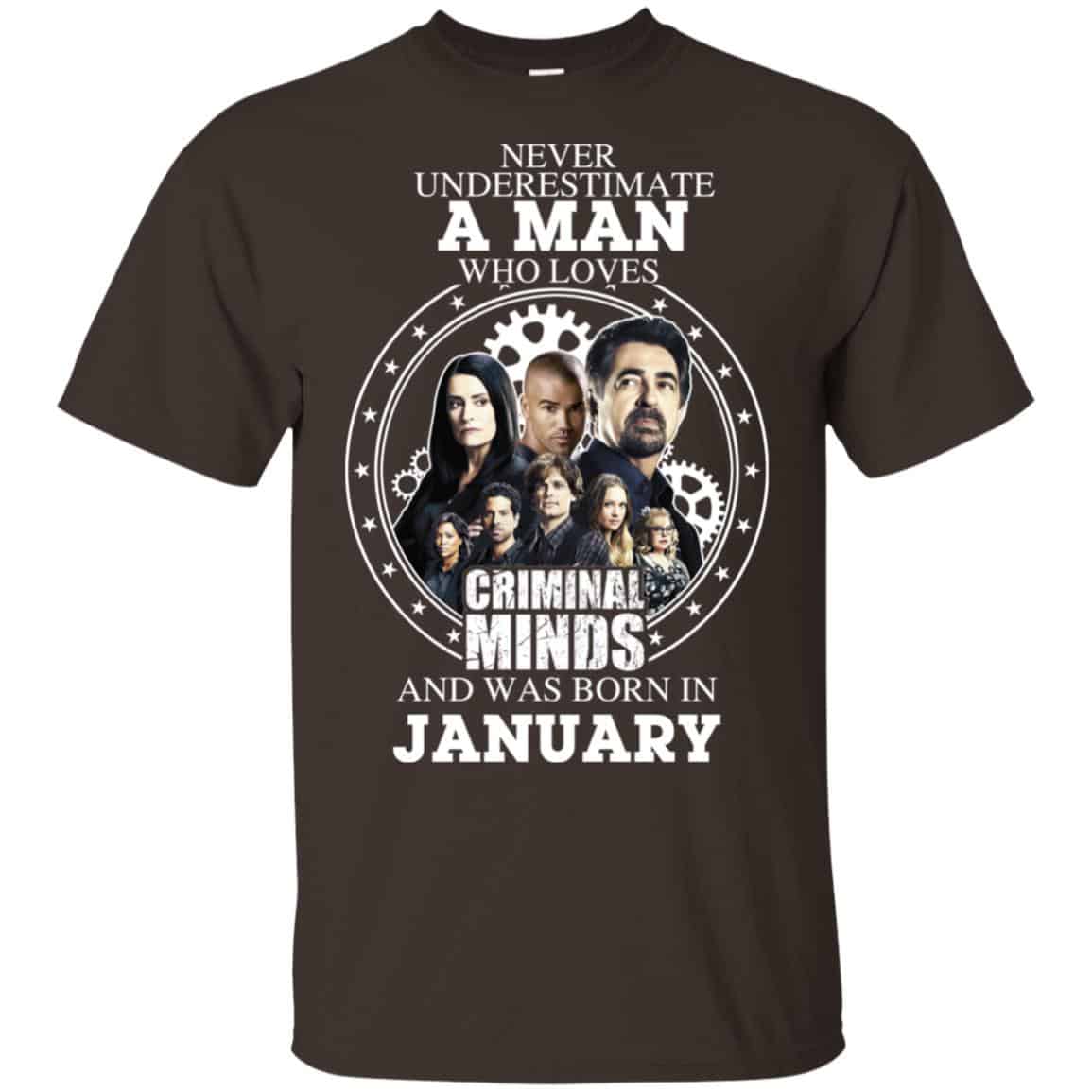A Man Who Loves Criminal Minds And Was Born In January s, , Tank Unisex