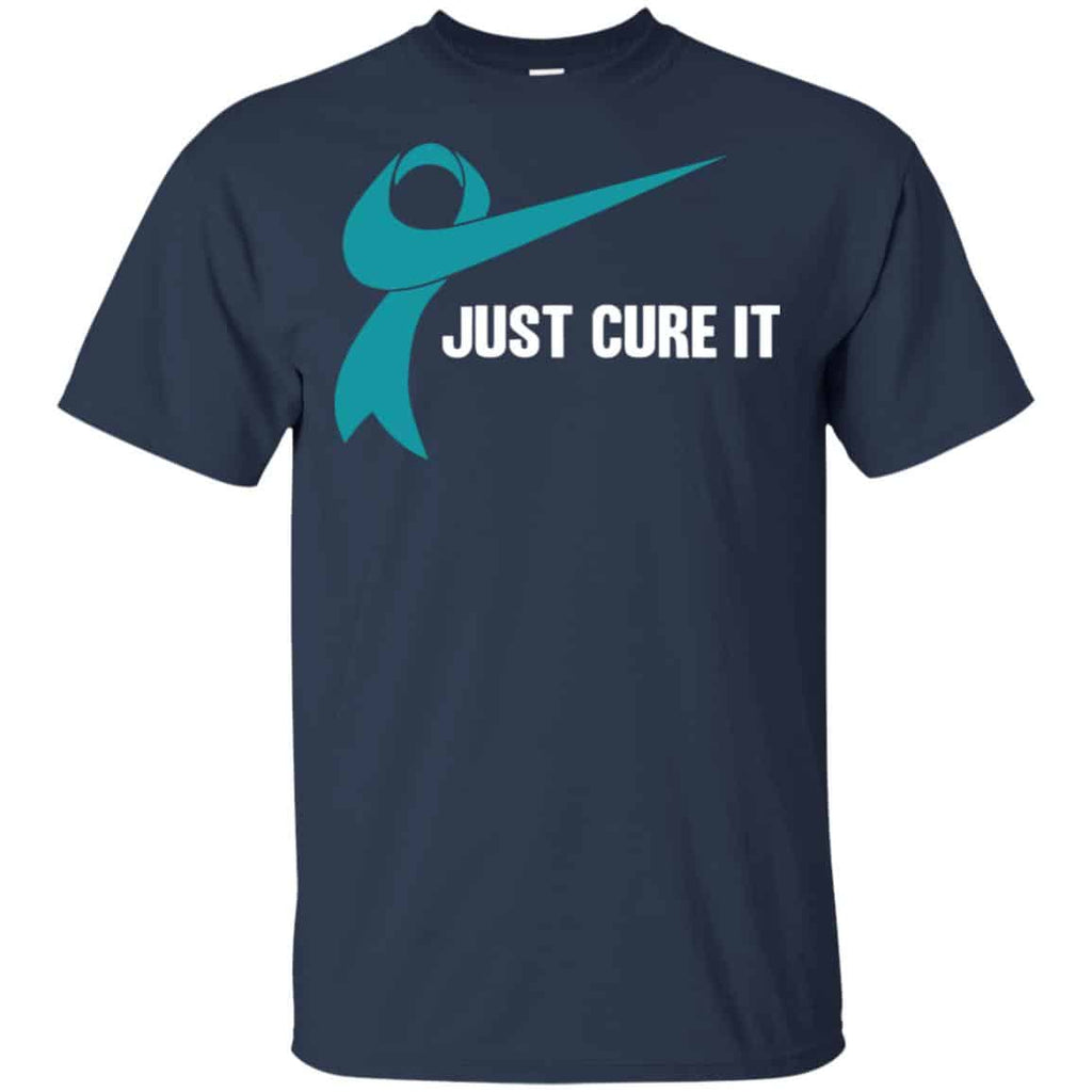 Just Cure It Teal Awareness Ribbon s, , Tank Unisex