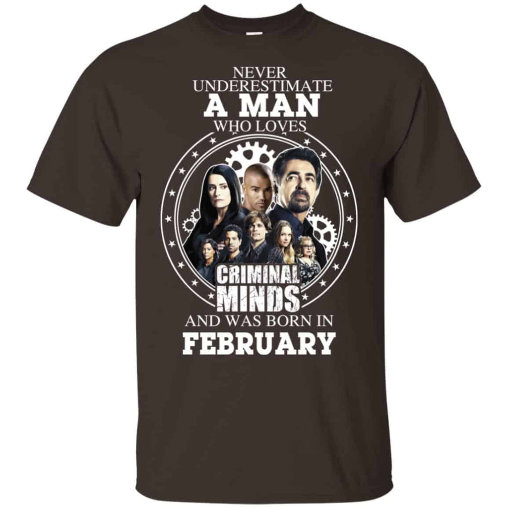 A Man Who Loves Criminal Minds And Was Born In February s, , Tank Unisex