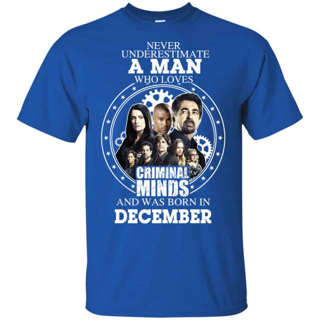 A Man Who Loves Criminal Minds And Was Born In December s, , Tank Unisex