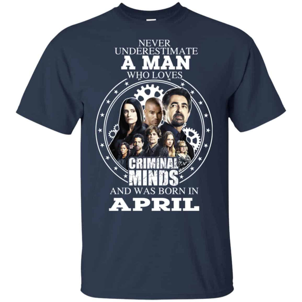 A Man Who Loves Criminal Minds And Was Born In April s, , Tank Unisex