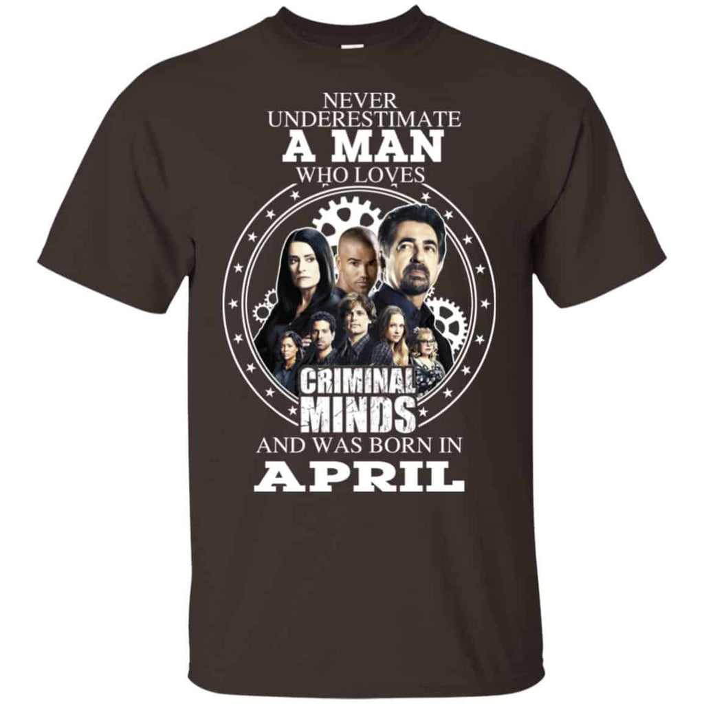 A Man Who Loves Criminal Minds And Was Born In April s, , Tank Unisex