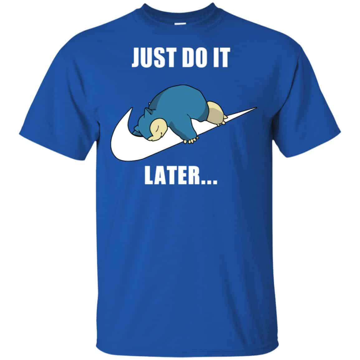 Snorlax: Just Do It Later s, , Tank Unisex