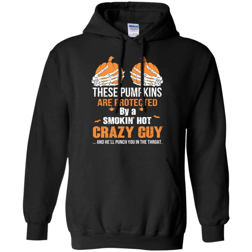 These Pumpkins Are Protected By A Smokin’ Hot Crazy Guy s, , Tank Unisex