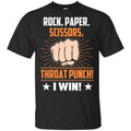 Rock Paper Scissors Throat Punch I Win s, , Tank Unisex