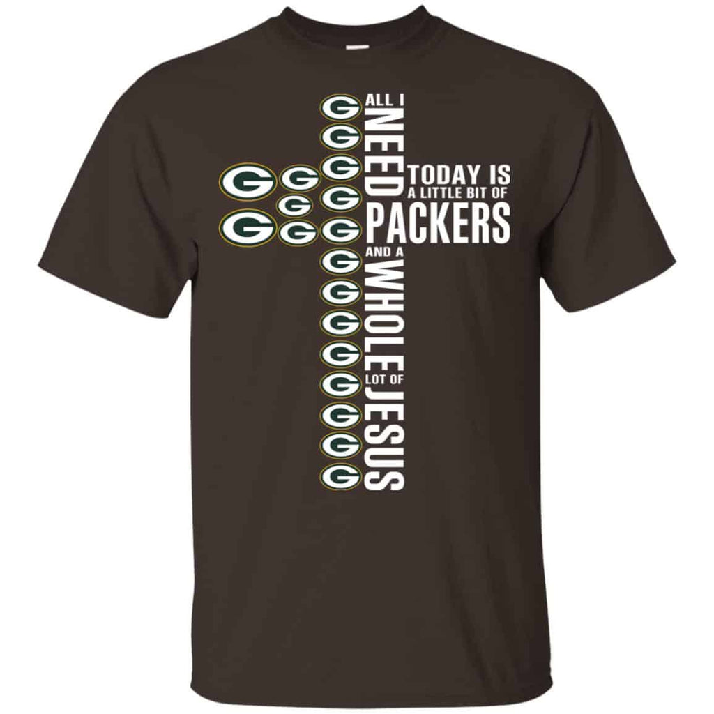 Jesus: All I Need Is A Little Bit Of Green Bay Packers And A Whole Lot Of Jesus s, , Tank