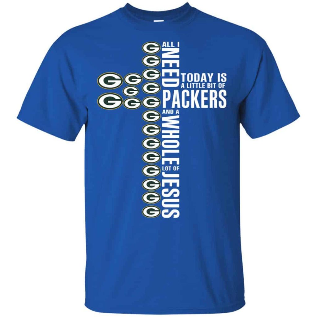 Jesus: All I Need Is A Little Bit Of Green Bay Packers And A Whole Lot Of Jesus s, , Tank
