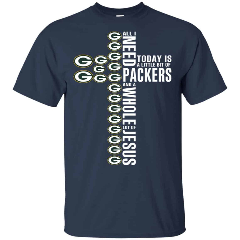 Jesus: All I Need Is A Little Bit Of Green Bay Packers And A Whole Lot Of Jesus s, , Tank