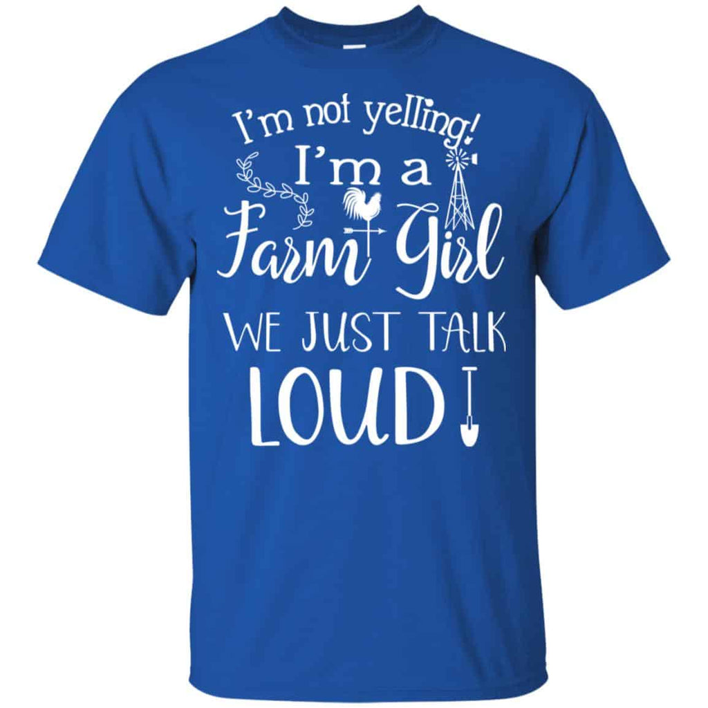 Farming: I’m Not Yelling I’m A Farm Girl We Just Talk Loud s, , Tank Unisex