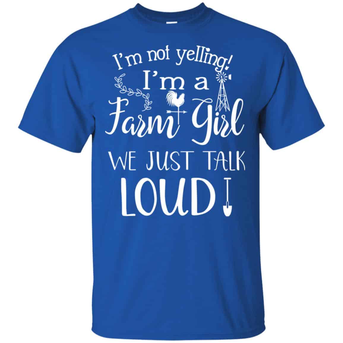 Farming: I’m Not Yelling I’m A Farm Girl We Just Talk Loud s, , Tank Unisex