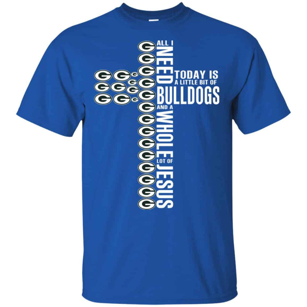 Jesus: All I Need Is A Little Bit Of Georgia Bulldogs And A Whole Lot Of Jesus s, , Tank