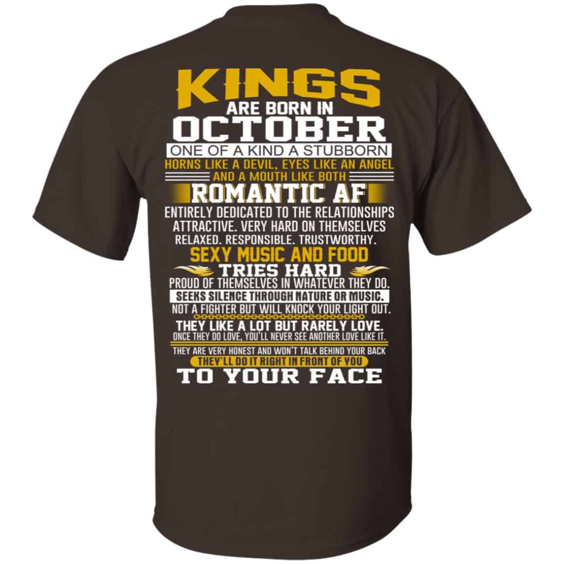Kings Are Born In October One Of A Kind A Stubborn s, , Tank Unisex