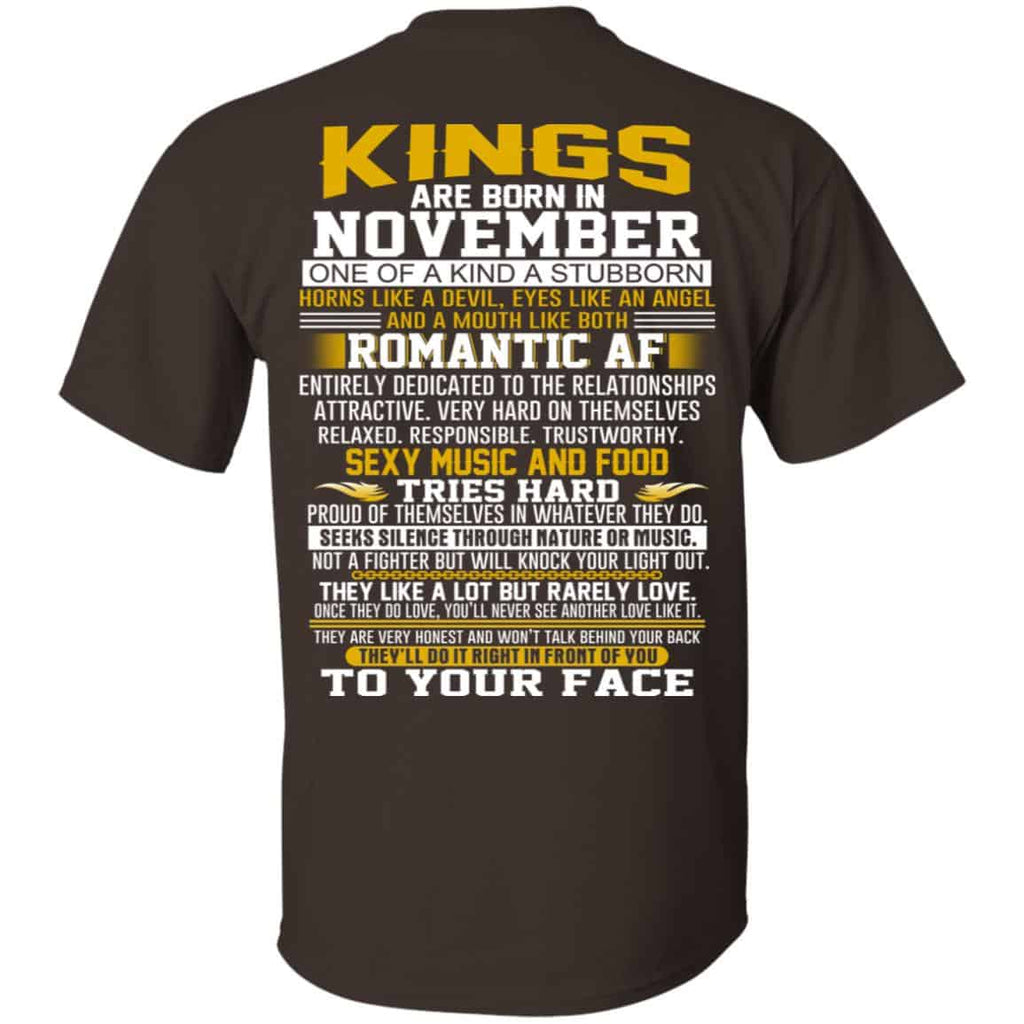 Kings Are Born In November One Of A Kind A Stubborn s, , Tank Unisex