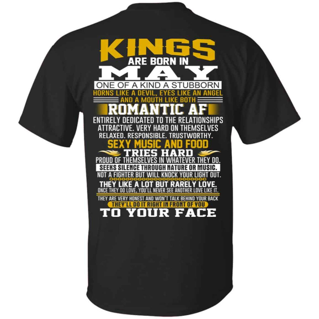 Kings Are Born In May One Of A Kind A Stubborn s, , Tank Unisex