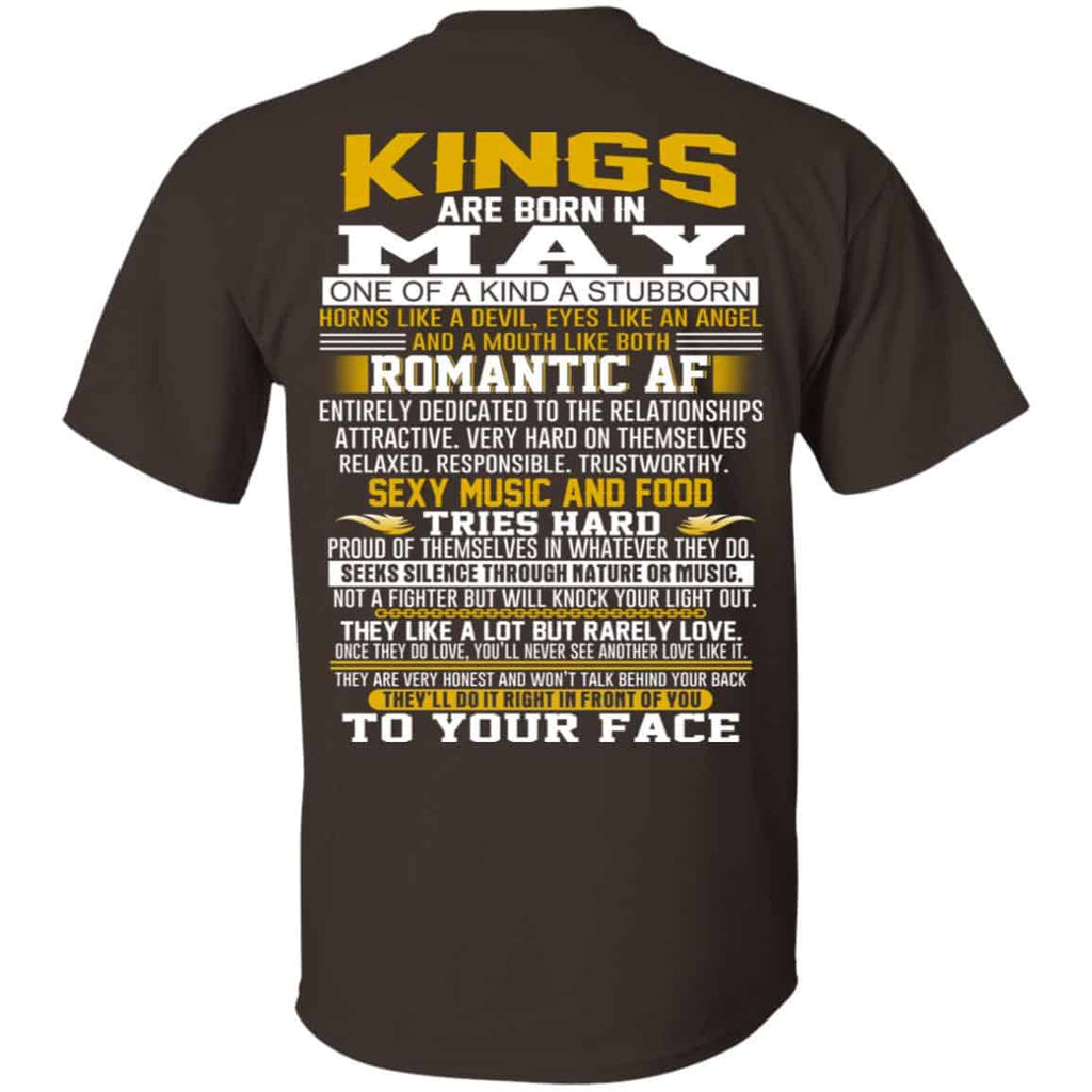 Kings Are Born In May One Of A Kind A Stubborn s, , Tank Unisex