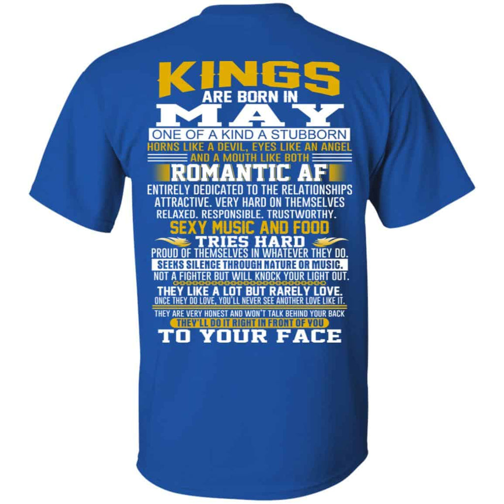 Kings Are Born In May One Of A Kind A Stubborn s, , Tank Unisex