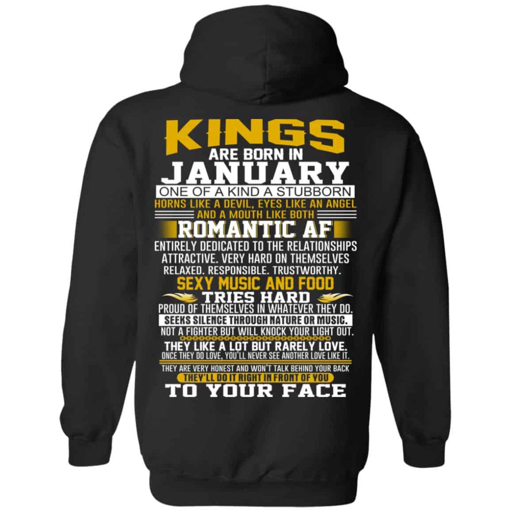 Kings Are Born In January One Of A Kind A Stubborn s, , Tank Unisex