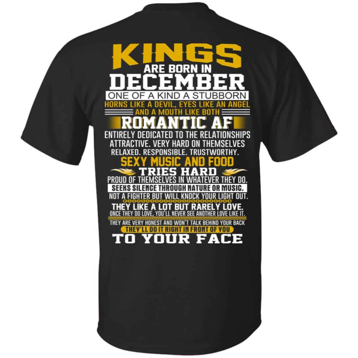 Kings Are Born In December One Of A Kind A Stubborn s, , Tank Unisex