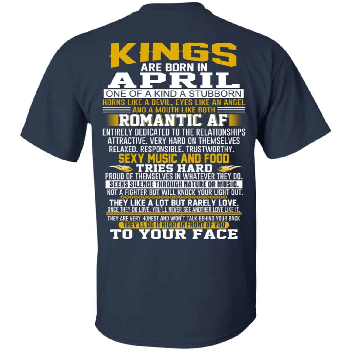 Kings Are Born In April One Of A Kind A Stubborn s, , Tank Unisex