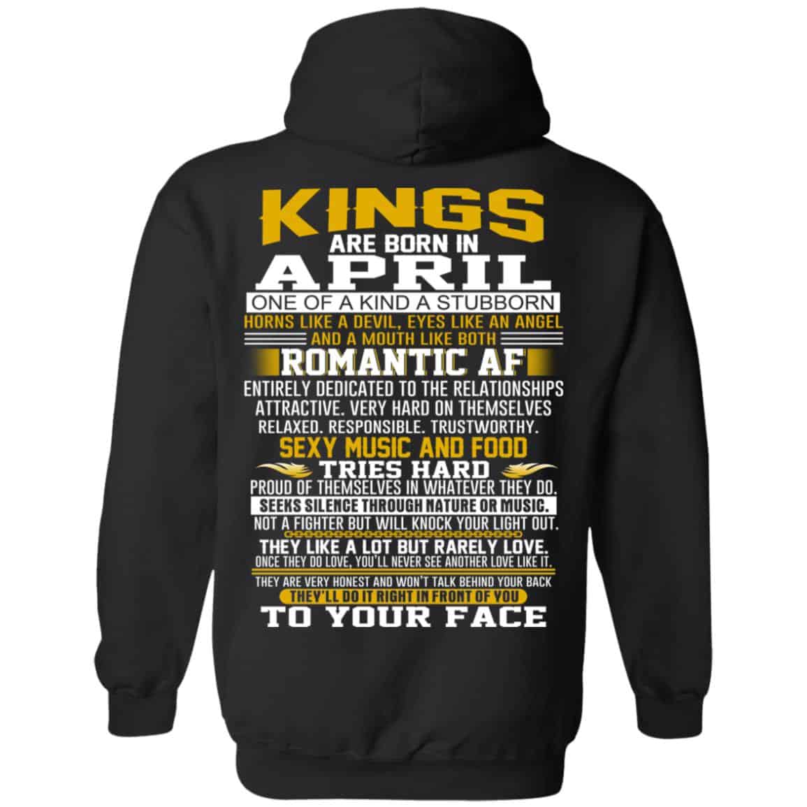 Kings Are Born In April One Of A Kind A Stubborn s, , Tank Unisex