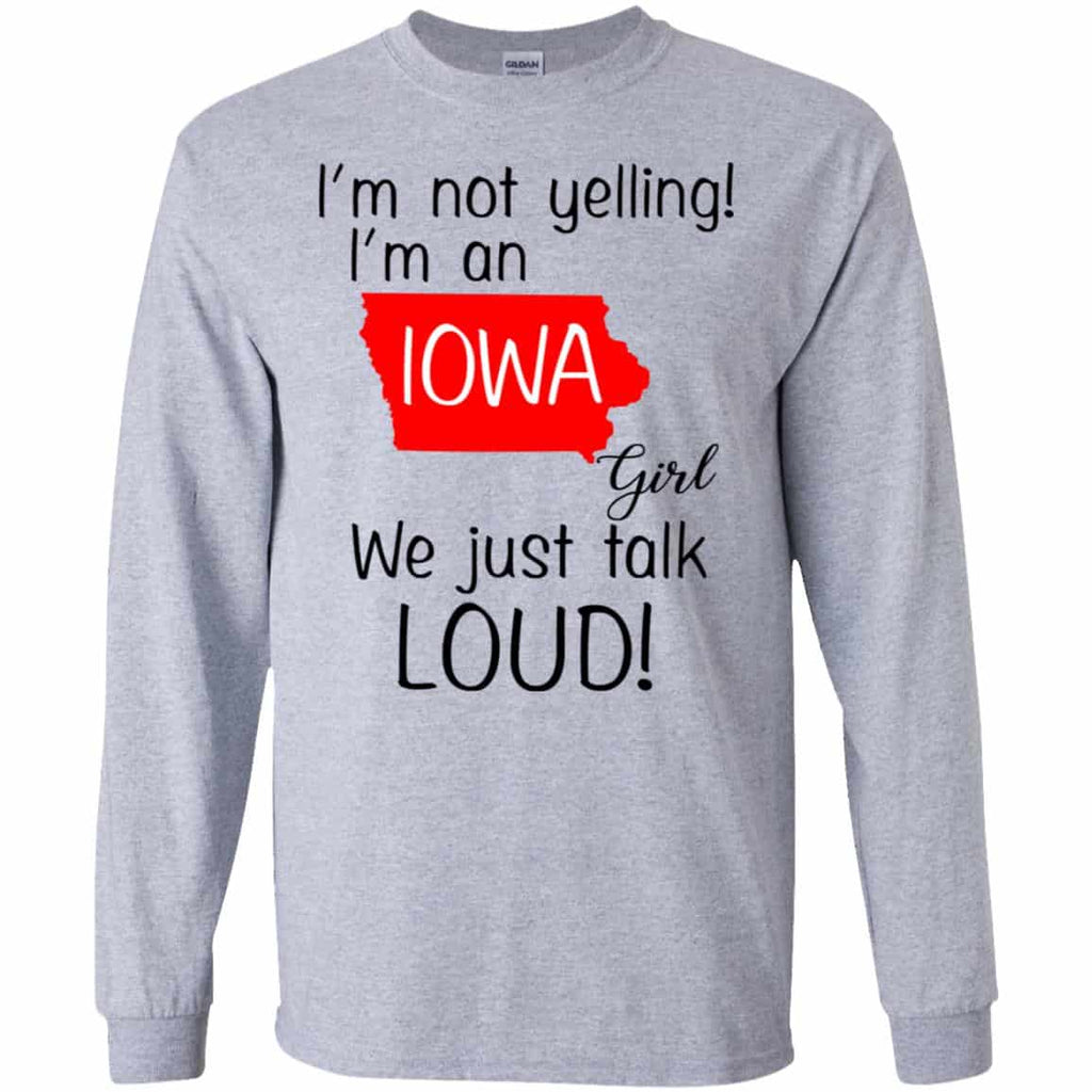 I’m Not Yelling I’m An Iowa Girl We Just Talk Loud s, , Tank Unisex