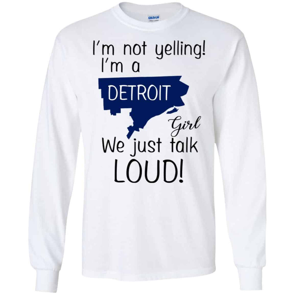 I’m Not Yelling I’m A Detroit Girl We Just Talk Loud s, , Tank Unisex