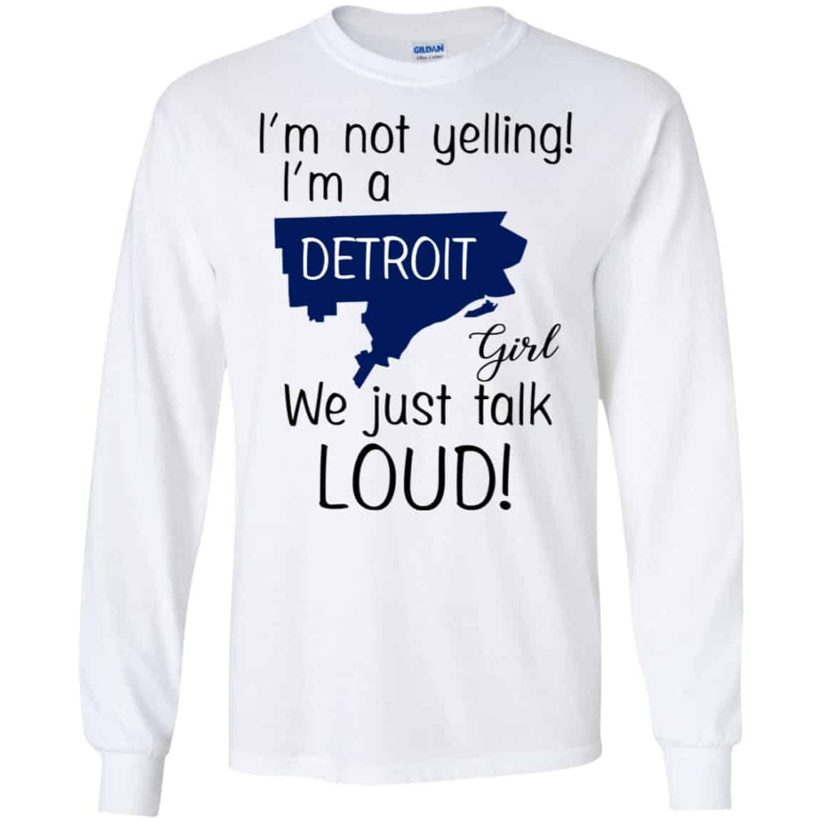 I’m Not Yelling I’m A Detroit Girl We Just Talk Loud s, , Tank Unisex