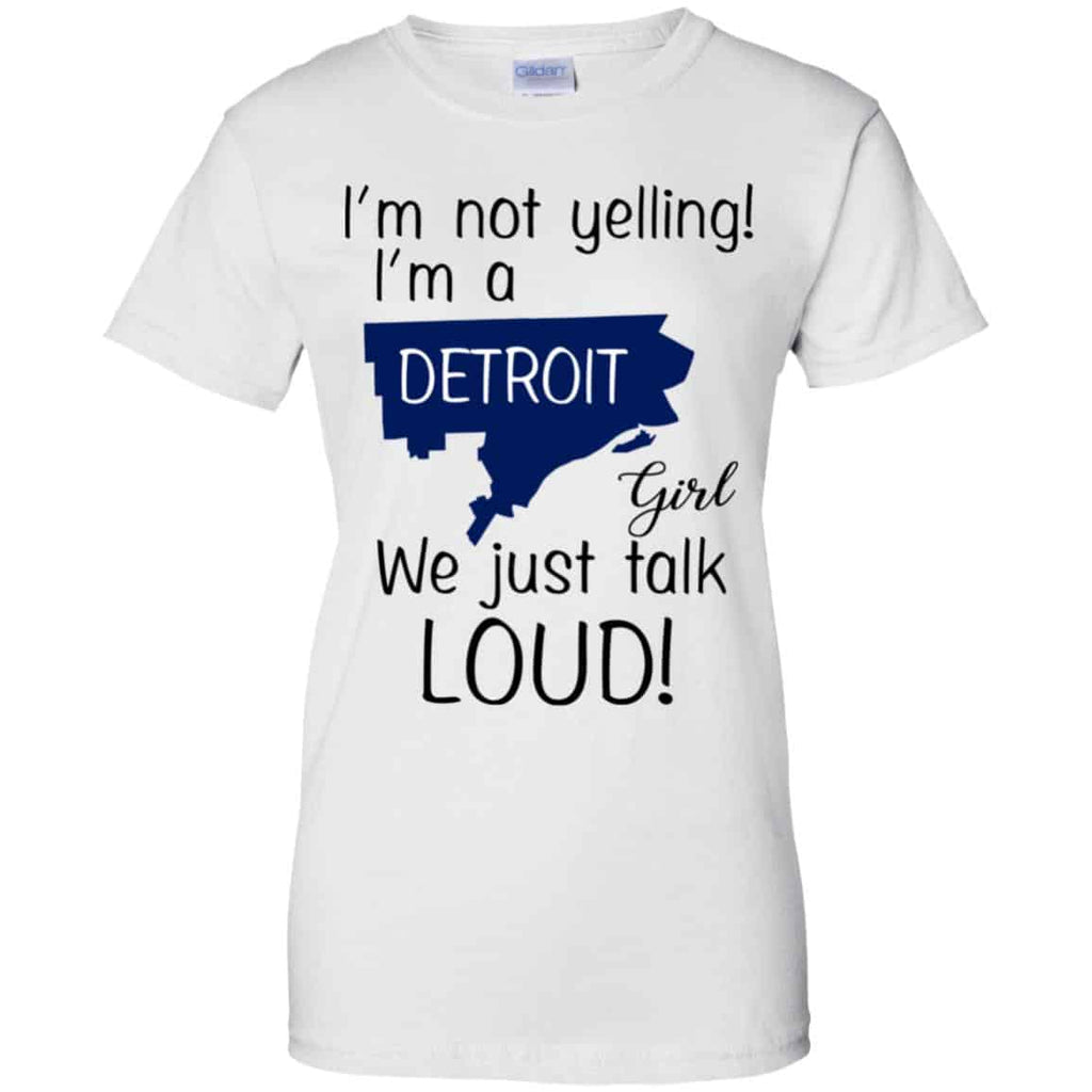 I’m Not Yelling I’m A Detroit Girl We Just Talk Loud s, , Tank Unisex