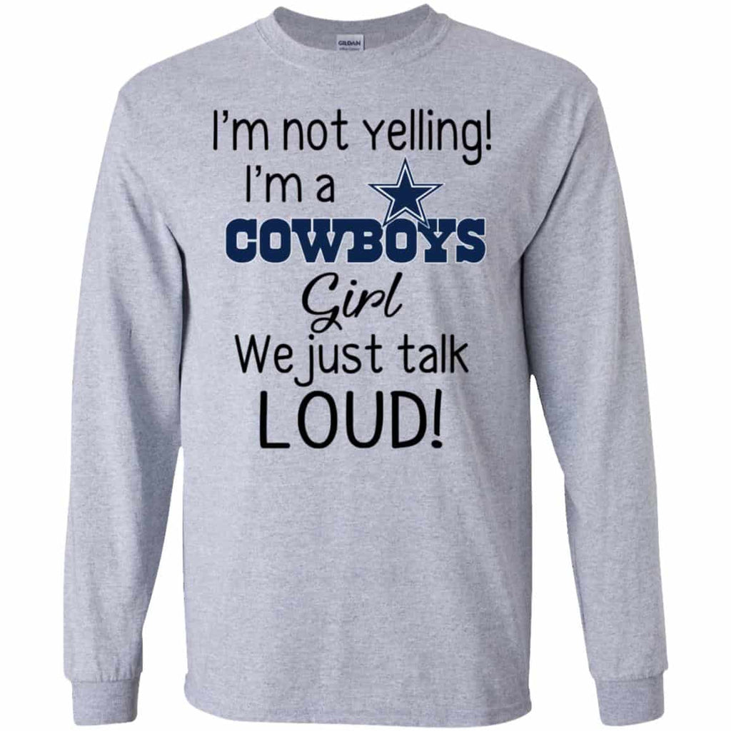 I’m Not Yelling I’m A Dallas Cowboys Girl We Just Talk Loud s, , Tank Unisex