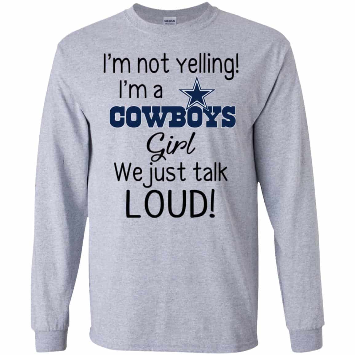 I’m Not Yelling I’m A Dallas Cowboys Girl We Just Talk Loud s, , Tank Unisex