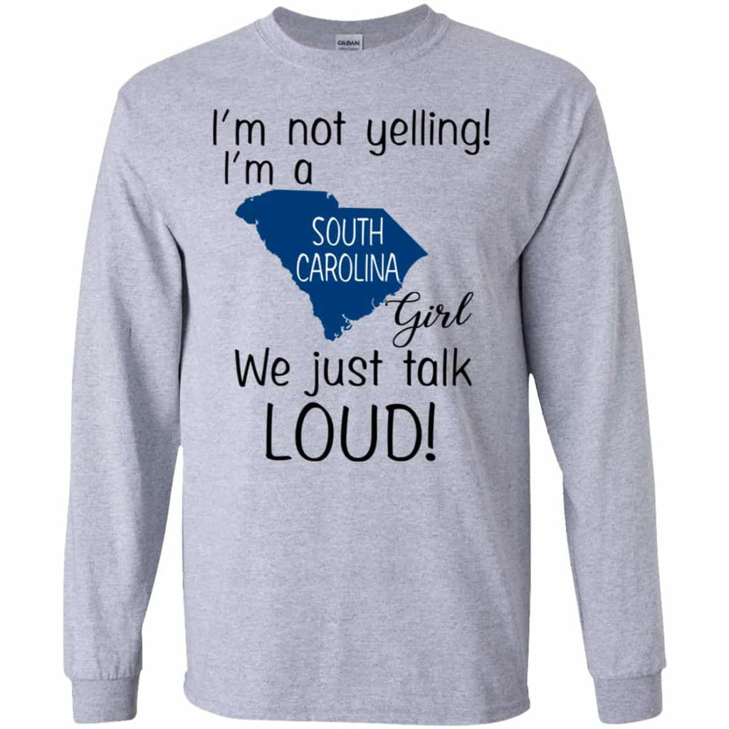 I’m Not Yelling I’m A South Carolina Girl We Just Talk Loud s, , Tank Unisex