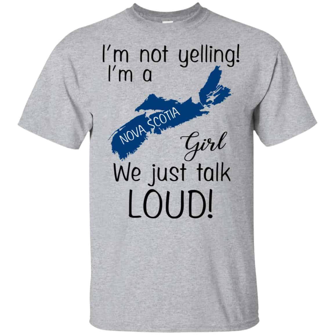 I’m Not Yelling I’m A Nova Scotia Girl We Just Talk Loud s, , Tank Unisex