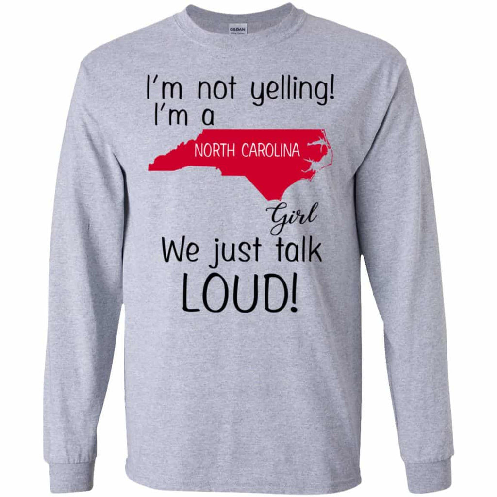 I’m Not Yelling I’m A North Carolina Girl We Just Talk Loud s, , Tank Unisex
