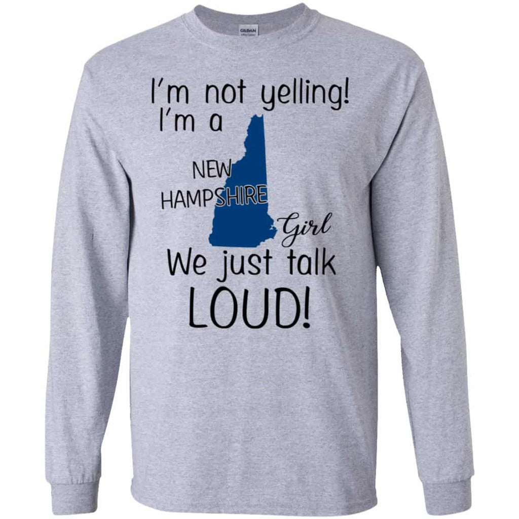 I’m Not Yelling I’m A New Hampshire Girl We Just Talk Loud s, , Tank Unisex
