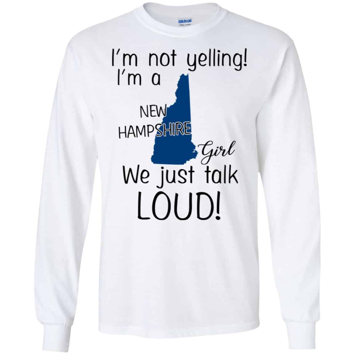 I’m Not Yelling I’m A New Hampshire Girl We Just Talk Loud s, , Tank Unisex