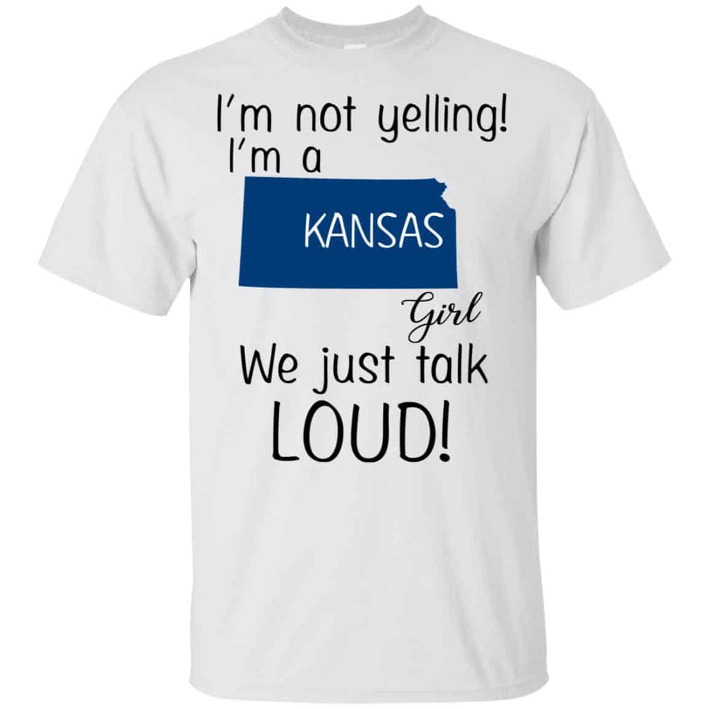 I’m Not Yelling I’m A Kansas Girl We Just Talk Loud s, , Tank Unisex