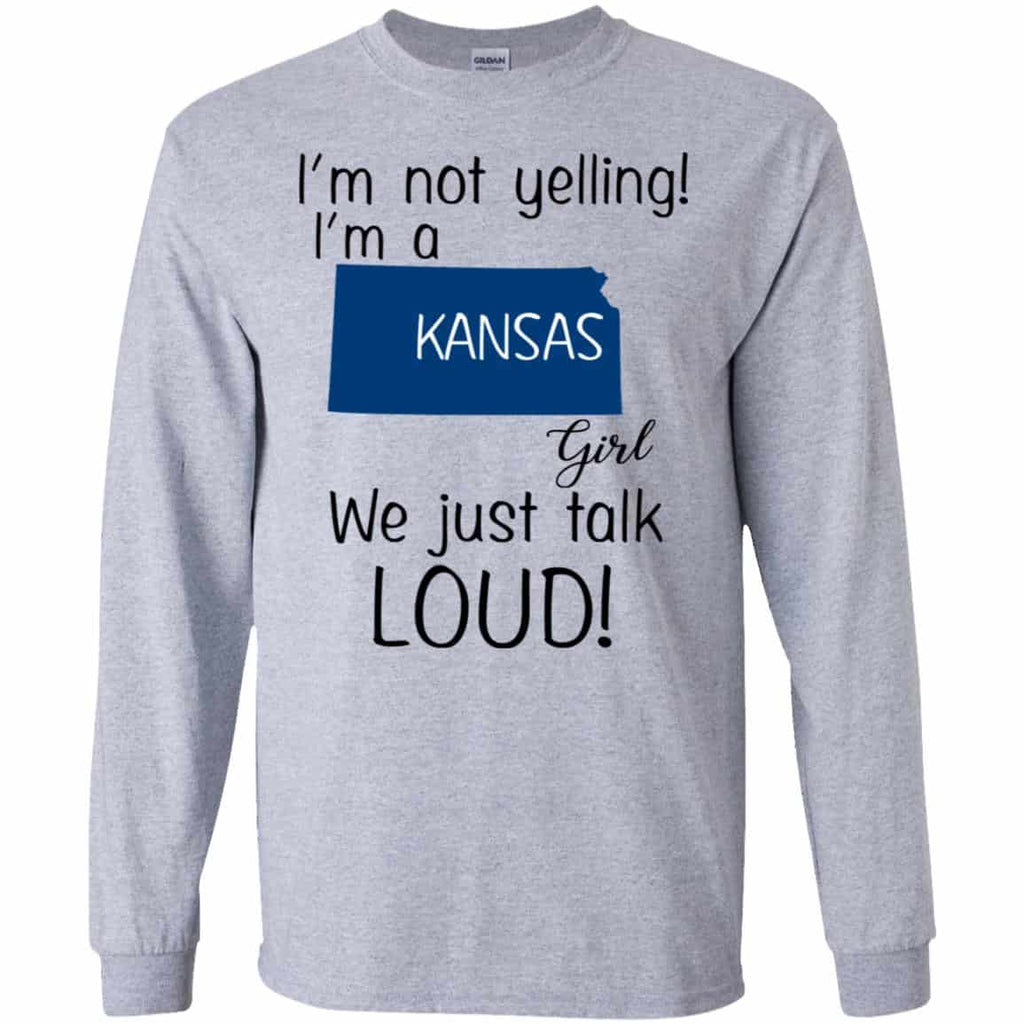 I’m Not Yelling I’m A Kansas Girl We Just Talk Loud s, , Tank Unisex