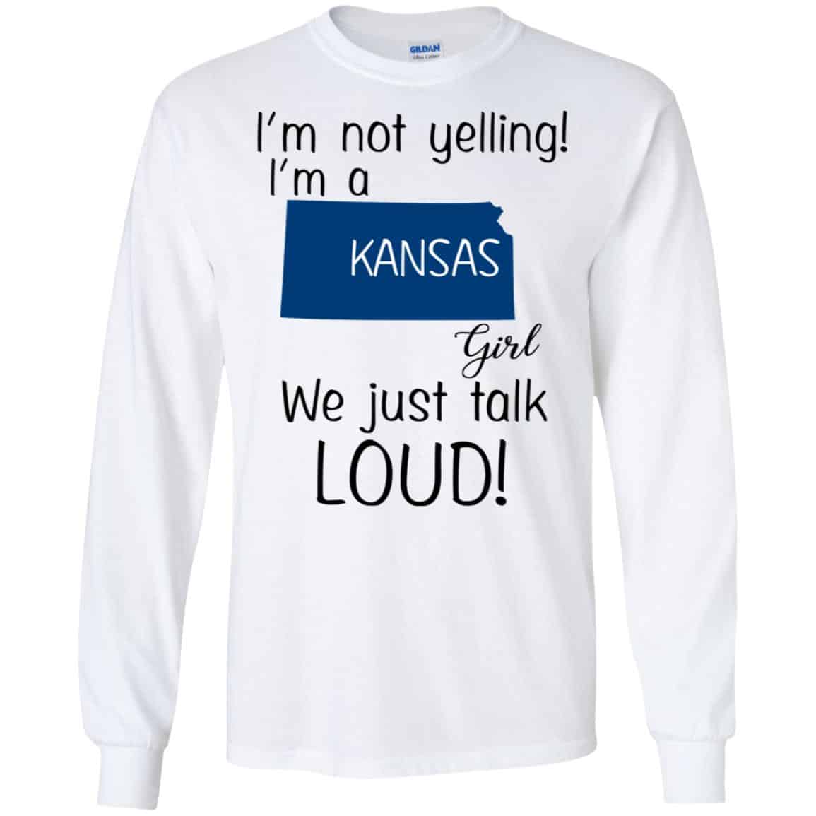 I’m Not Yelling I’m A Kansas Girl We Just Talk Loud s, , Tank Unisex