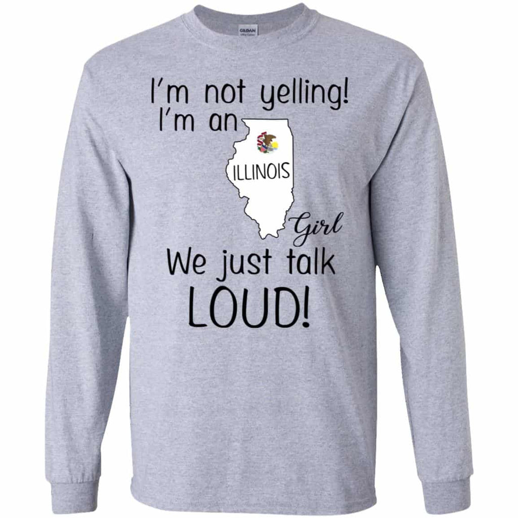 I’m Not Yelling I’m An Illinois Girl We Just Talk Loud s, , Tank Unisex