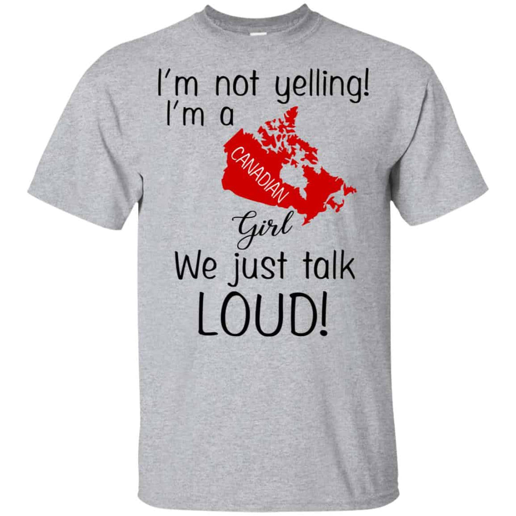I’m Not Yelling I’m A Canadian Girl We Just Talk Loud s, , Tank Unisex