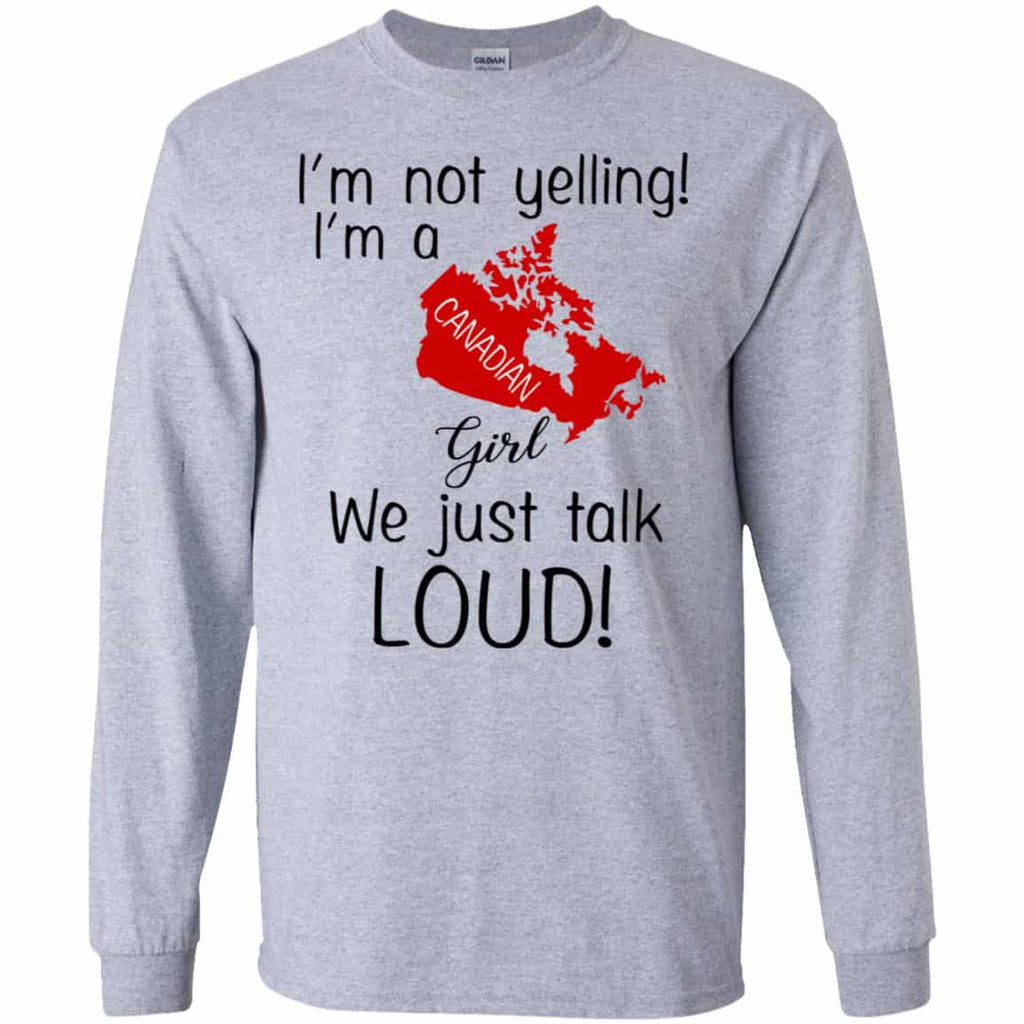 I’m Not Yelling I’m A Canadian Girl We Just Talk Loud s, , Tank Unisex