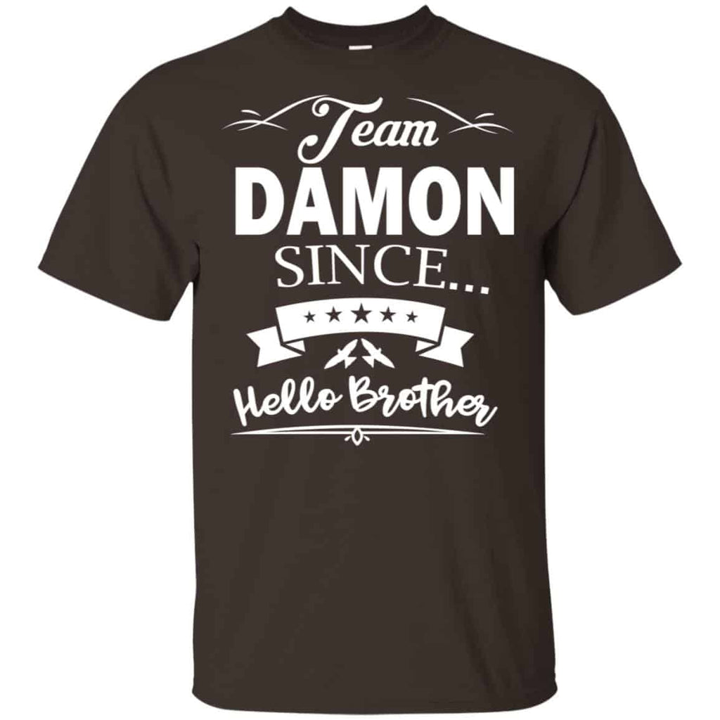 Damon Salvatore: Team Damon Since Hello Brother s, , Tank Unisex